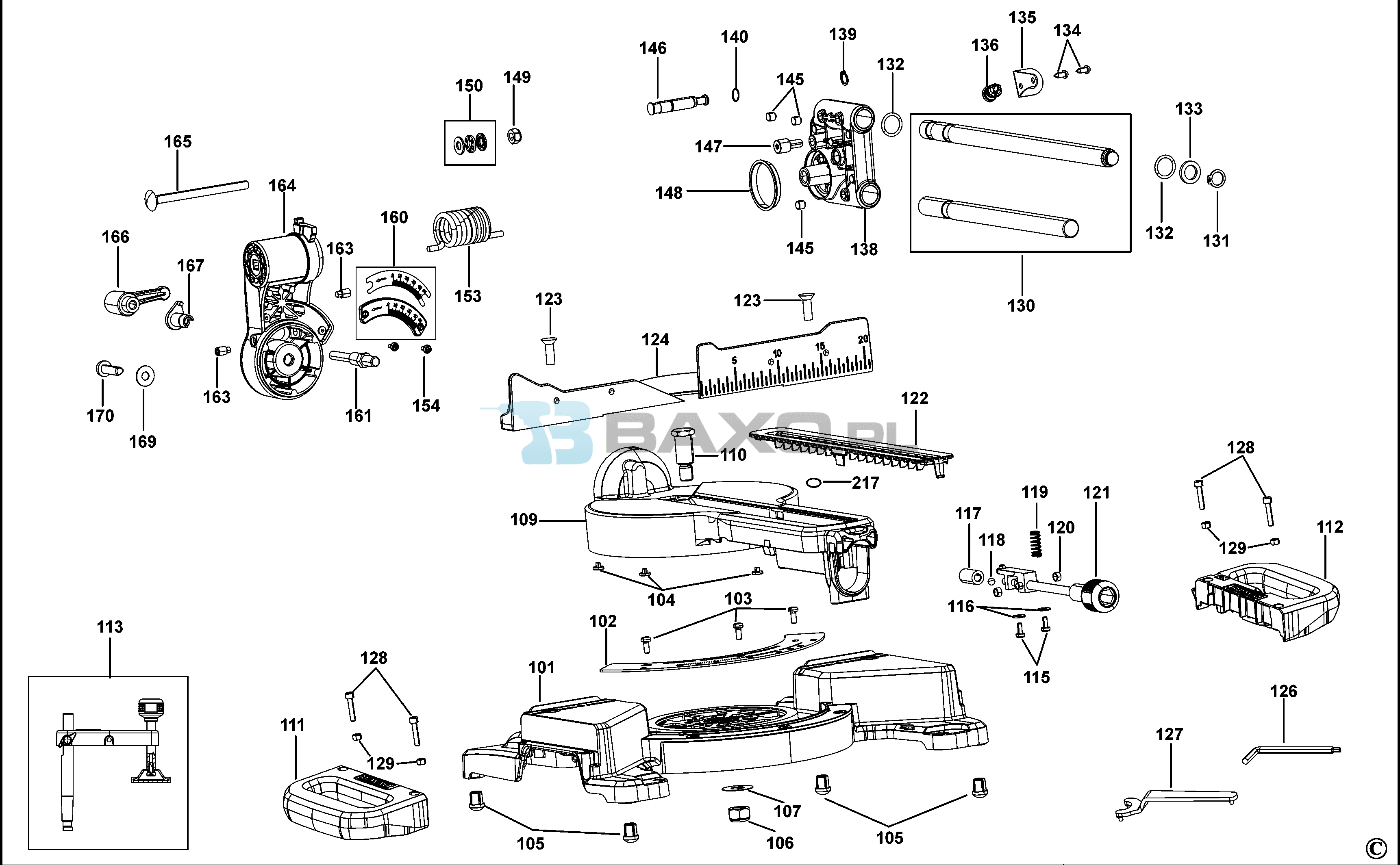 Black & Decker RO600 Type 1 Parts Diagram for Sander